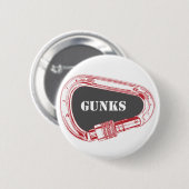 Gunks climate carabiner ronde button 5,7 cm (Voorkant /achterkant)