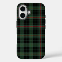 Gunn Clan Dark Green en Black Tartan