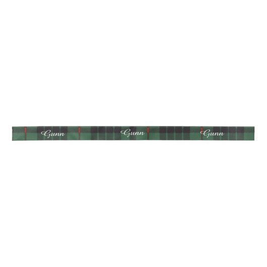 Gunn clan Pset Scottish tartan Lint (Voorkant)