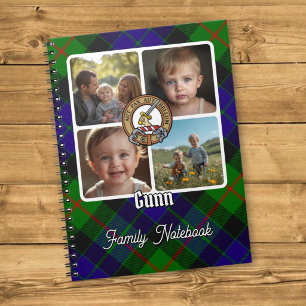 Gunn familiefotocollage notitieboek