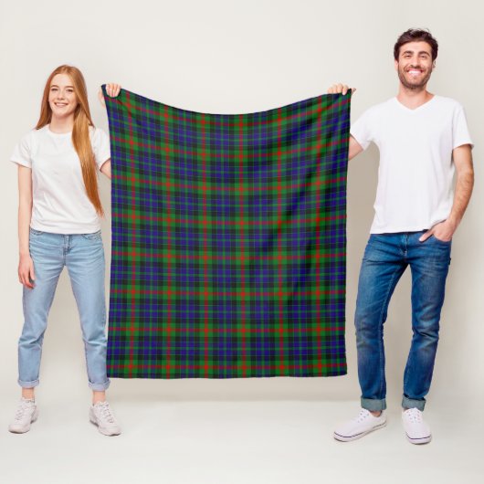 Gunn Plaid Fleece Deken (In situ)