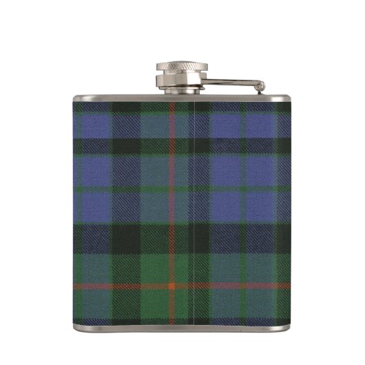 Gunn Tartan & Badge Heupfles (Achterkant)