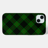 Gunn tartan green black plaid Case-Mate iPhone case (Achterkant (horizontaal))