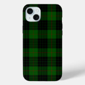 Gunn tartan green black plaid Case-Mate iPhone case (Achterkant)