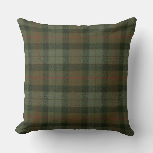 Gunn Weathered Original Tartan Square Kussen (Voorkant)