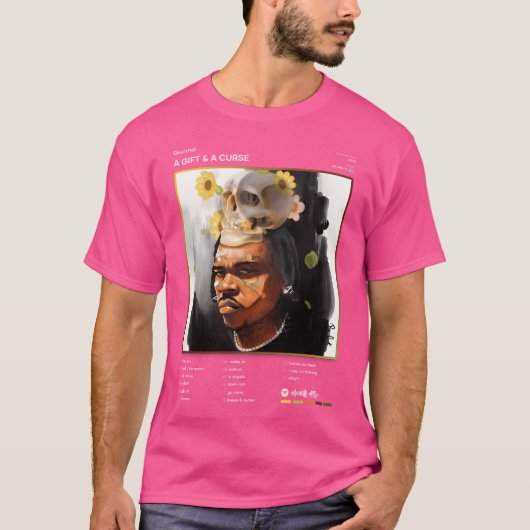 Gunna - A Gift A Curse Tracklist Album T-shirt (Voorkant)