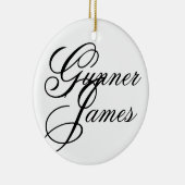 Gunner James Keramisch Ornament (Rechts)