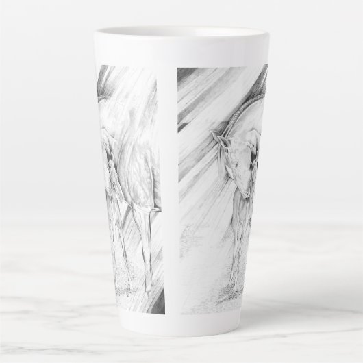 Gunner & Tommy (ballpoint) Latte Mug (Devant)