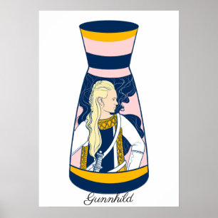 Gunnhild Viking Sorceress Poster