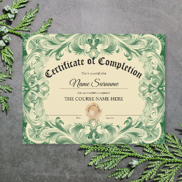 Gunningscursus Diploma Certificate of Completion