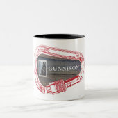 Gunnison clibing Carabiner Tweekleurige Koffiemok (Center)