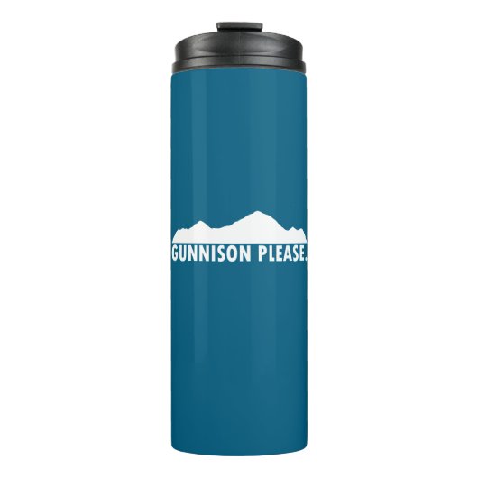 Gunnison Colorado alstublieft Thermosbeker (Voorkant)