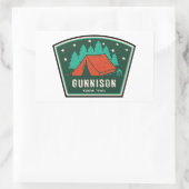Gunnison National Forest Camping Rechthoekige Sticker (Tas)