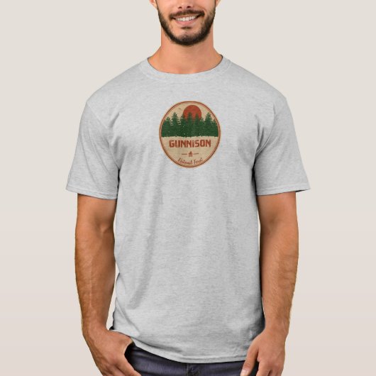 Gunnison National Forest T-shirt (Voorkant)