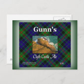Gunn's Clyth Castle Ale Briefkaart (Voorkant / Achterkant)