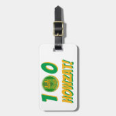 Gunns honderdjarig kit bag label bagagelabel (Voorkant verticaal)