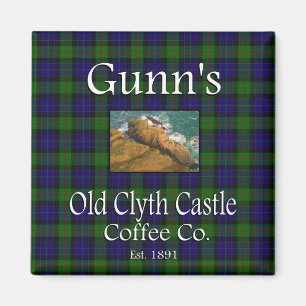 Gunn's Old Clyth Castle Coffee Co. Magnet Magneet