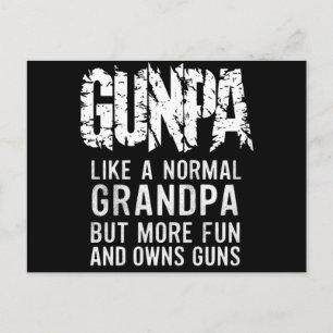 GUNPA Als een normale opa maar leuker en bezit  Briefkaart