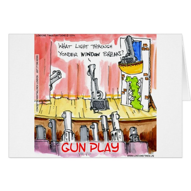 GunPlay Funny Cartoon (Voorkant Horizontaal)
