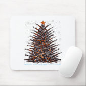 Guns Christmas Tree Funny Men Xmas 2024 For Gun Lo Muismat (Met muis)