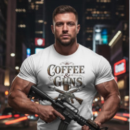Guns & Coffee Tri-Blend Shirt