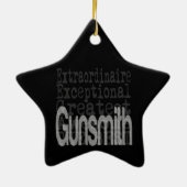 Gunsmith Extraordinaire Keramisch Ornament (Achterkant)