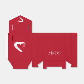 Gunst Doos Maan Hart  Bedankdoosjes (Uitgevouwen)