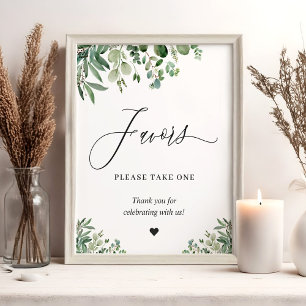 Gunsten Graag één exemplaar Groene takken Eucalypt Poster
