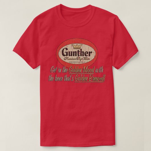 Gunther Beer 1881 T T-shirt (Design voorkant)