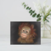 Gunung Baby Orangutan Briefkaart (Staand voorkant)