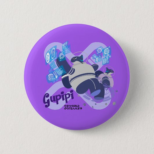 Gupipi button  (Voorkant)
