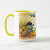 Guppies, Minnows kikkervisjes en de mok van de pal (Links)