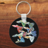 Guppies Sleutelhanger (Voorkant)