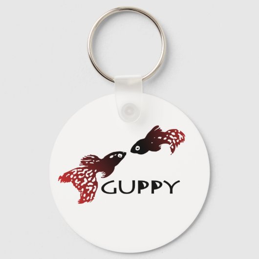 Guppy Kiss Sleutelhanger (Voorkant)