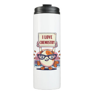 Guppy's en scheikunde leuk vinden thermosbeker
