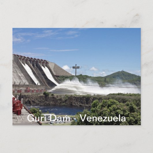 Guri Dam Postal Briefkaart (Voorkant)