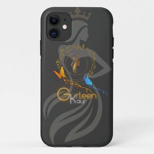 Gurleen Kaur iPhone Case - Elegant & Stijlvol (Achterkant)