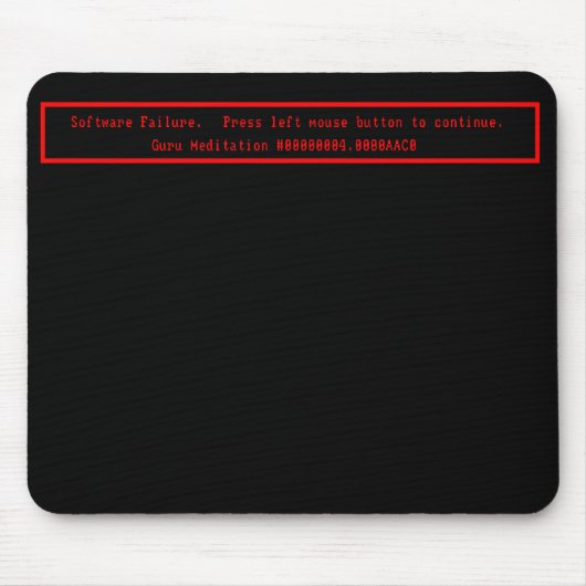 Guru Meditation Mouse Mat Muismat (Voorkant)