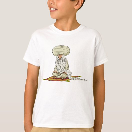 Guru met een lange baard T-shirt (Voorkant)