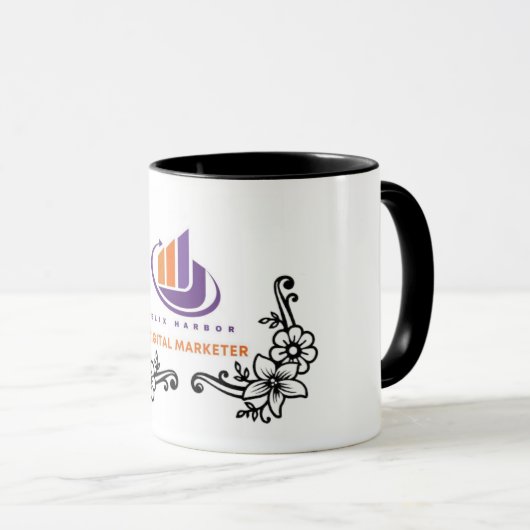 Guru Mug de marketing numérique - Carburez votre C (Devant droit)