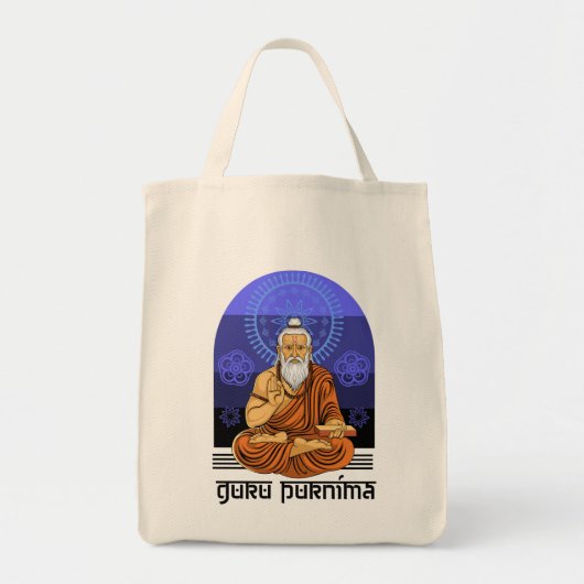 Guru purnima tote bag (Voorkant)