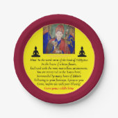 Guru Rinpoche & Seven Line Prayer/Padmasambhava P Papieren Bordje (Voorkant)