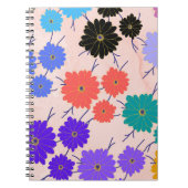 Gurugram waterverf, bloementextiel ontwerp. notitieboek (Voorkant)