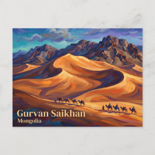 Gurvan Saikhan Nationaal Park Mongolië Briefkaart