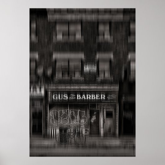 Gus de andere Barber Blur versie Poster (Voorkant)