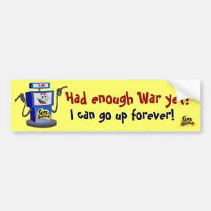 Gus de Bumpersticker van de gaspomp