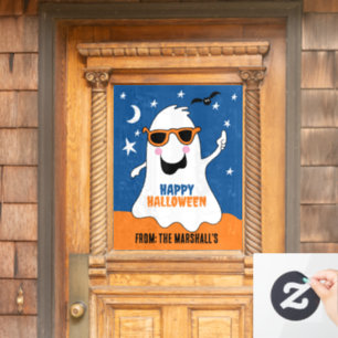 Gus de Ghost Halloween Schattige Kinder Raamsticker