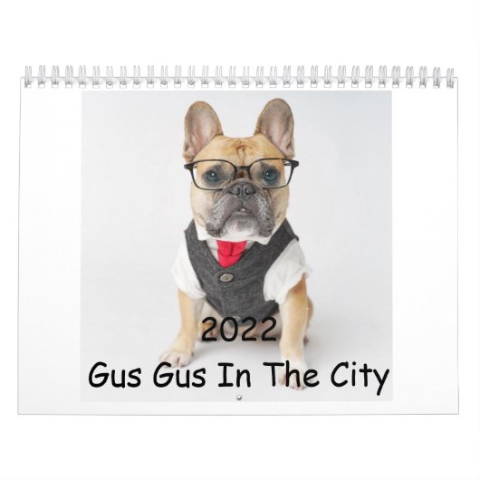 Gus Gus in de stadsplanning 2022 Kalender (Hoes)