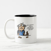 Gus op Drink en Rijden Tweekleurige Koffiemok (Links)