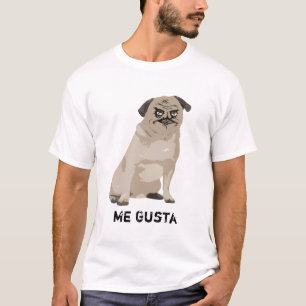 Gusta Meme Rage Pug Dog T Shirt
